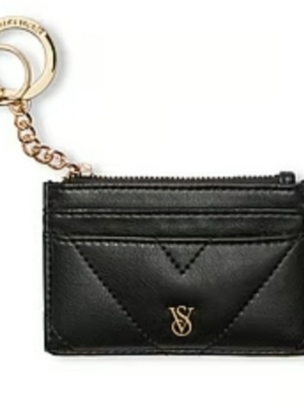 Victoria's SecretCard Holder Keychain Black